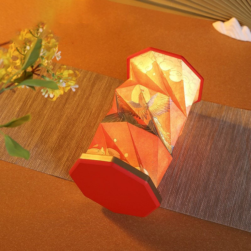 Shangxinle Forbidden City Desktop Warm Rotating Paper Art Lamp