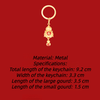 The Palace Museum Double Blessings Gourd Keychain