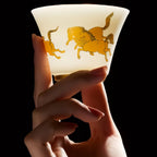 The Palace Museum Golden Junmei Tea Master's Cup Horse Year Gift Set