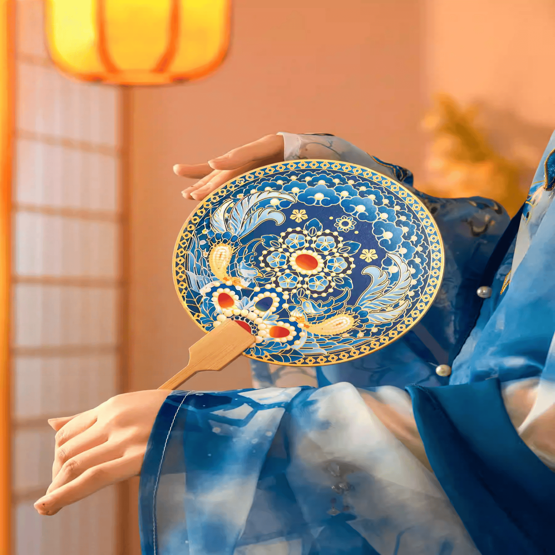 The Palace Museum Phoenix Crown Round Fan