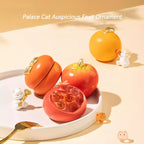 The Palace Museum Cat Auspicious Fruits Desktop Ornament