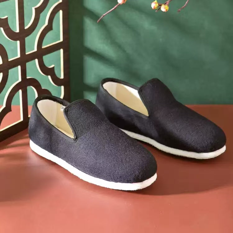 Neilan Sheng Multi-Layer Sole Warm Woolen Tongue Men's shoes