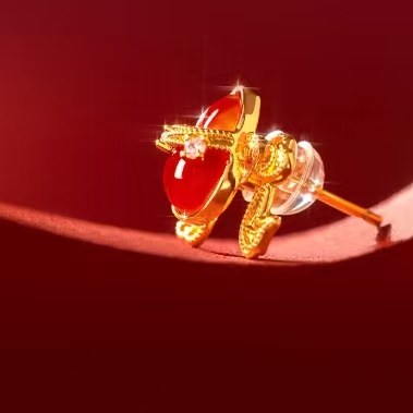 The Palace Museum Fu Lu Xin Xi Gourd Earrings