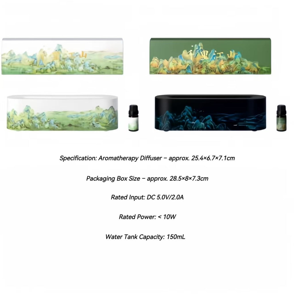 The Palace Museum Flame Humidifier Aromatherapy Night Light