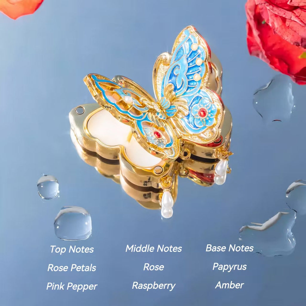 The Palace Museum Creative Butterfly Solid Perfume Gift for Women's