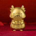 Shangxinle Forbidden City Golden Dragon Office Desk Copper Ornament