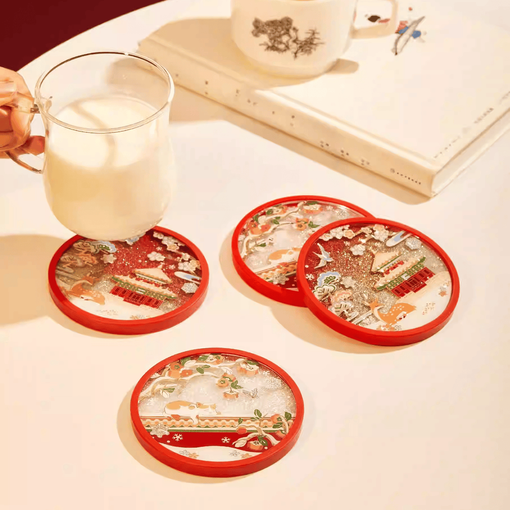 The Palace Museum Palace Museum Snow Silicone Coaster