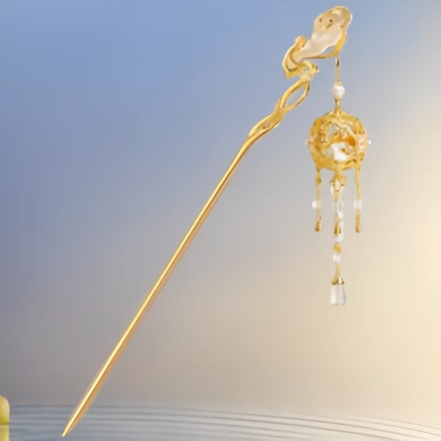 The Palace Museum Moon Rabbit Tassel Hairpin Amidst the Clouds