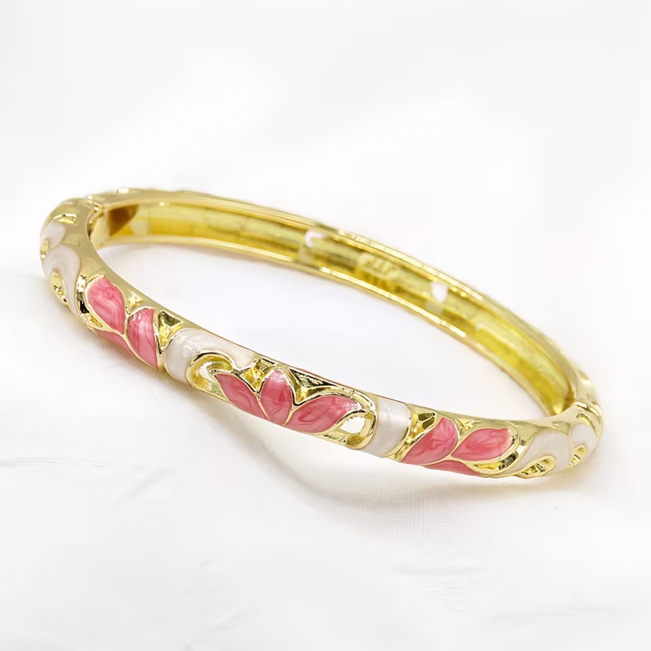 The JTF Cloisonne Bangle with Enamel Work Women's