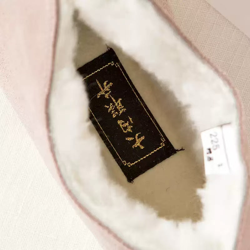 Neilan Sheng  Suede Leather Wool-Lined Cotton Women's Shoes