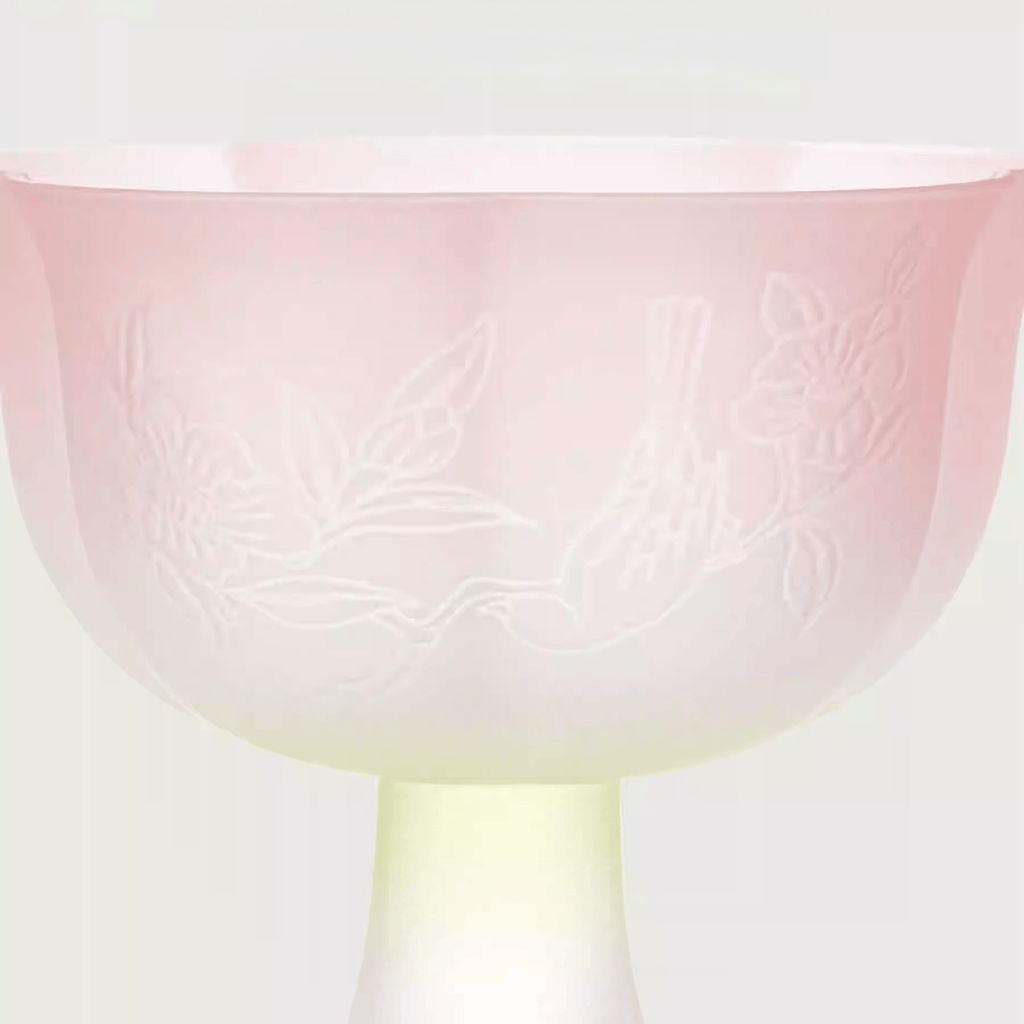 The Palace Museum Plum Blossom Shadow & Floral Fragrance Crystal Glass Cup