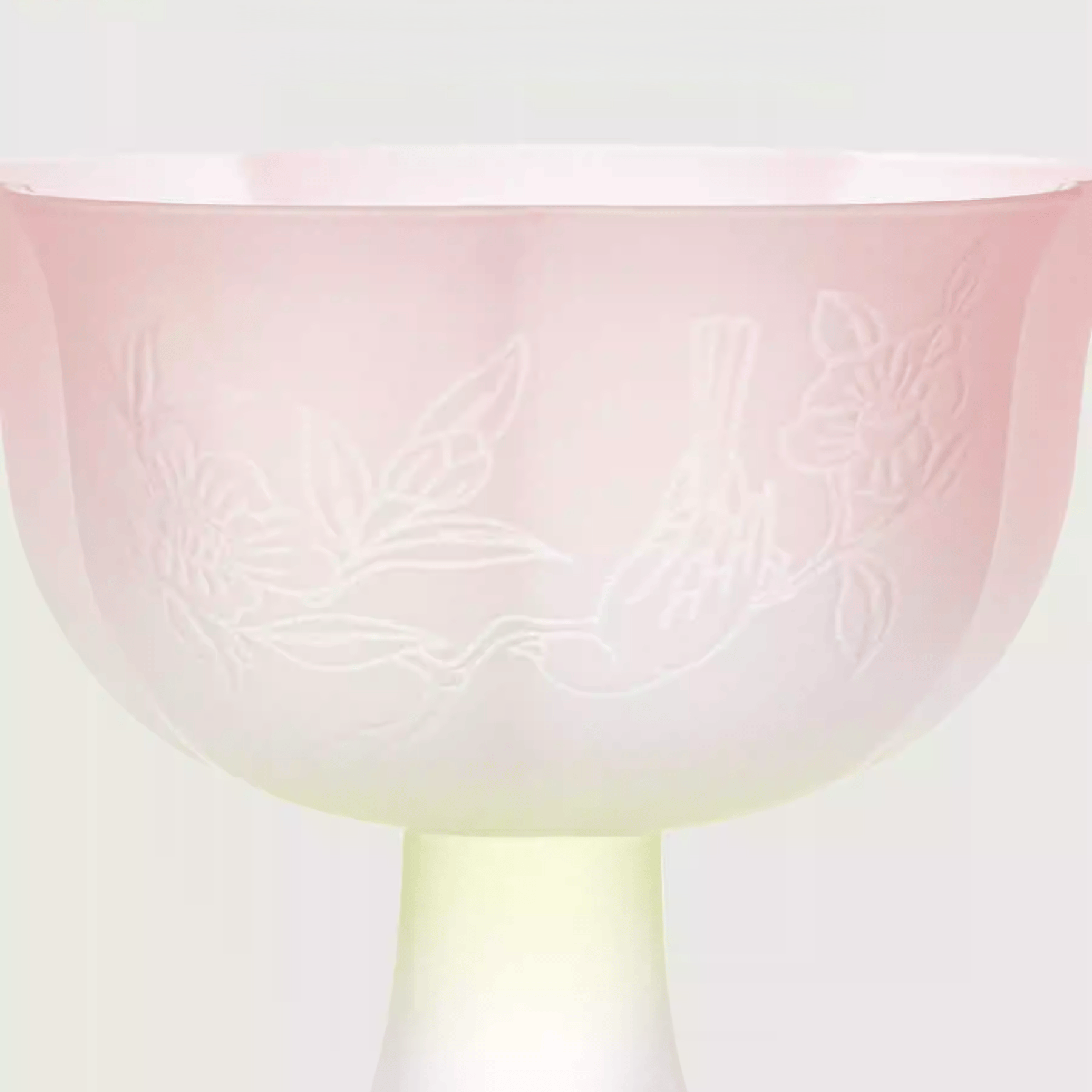 The Palace Museum Plum Blossom Shadow & Floral Fragrance Crystal Glass Cup