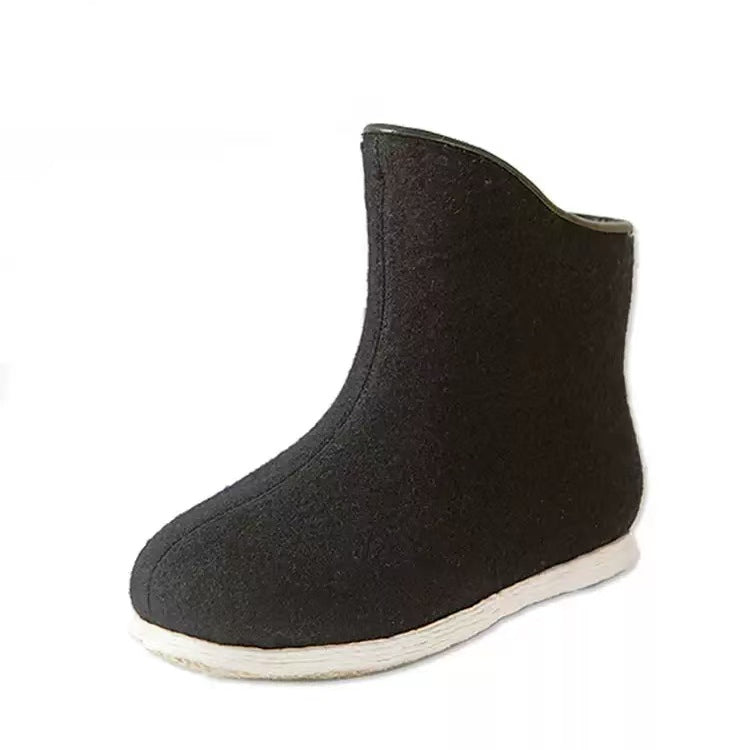 Neilan Sheng Multi-Layer Sole High-Top Cotton with Zipper  Men's & Woman's Boots