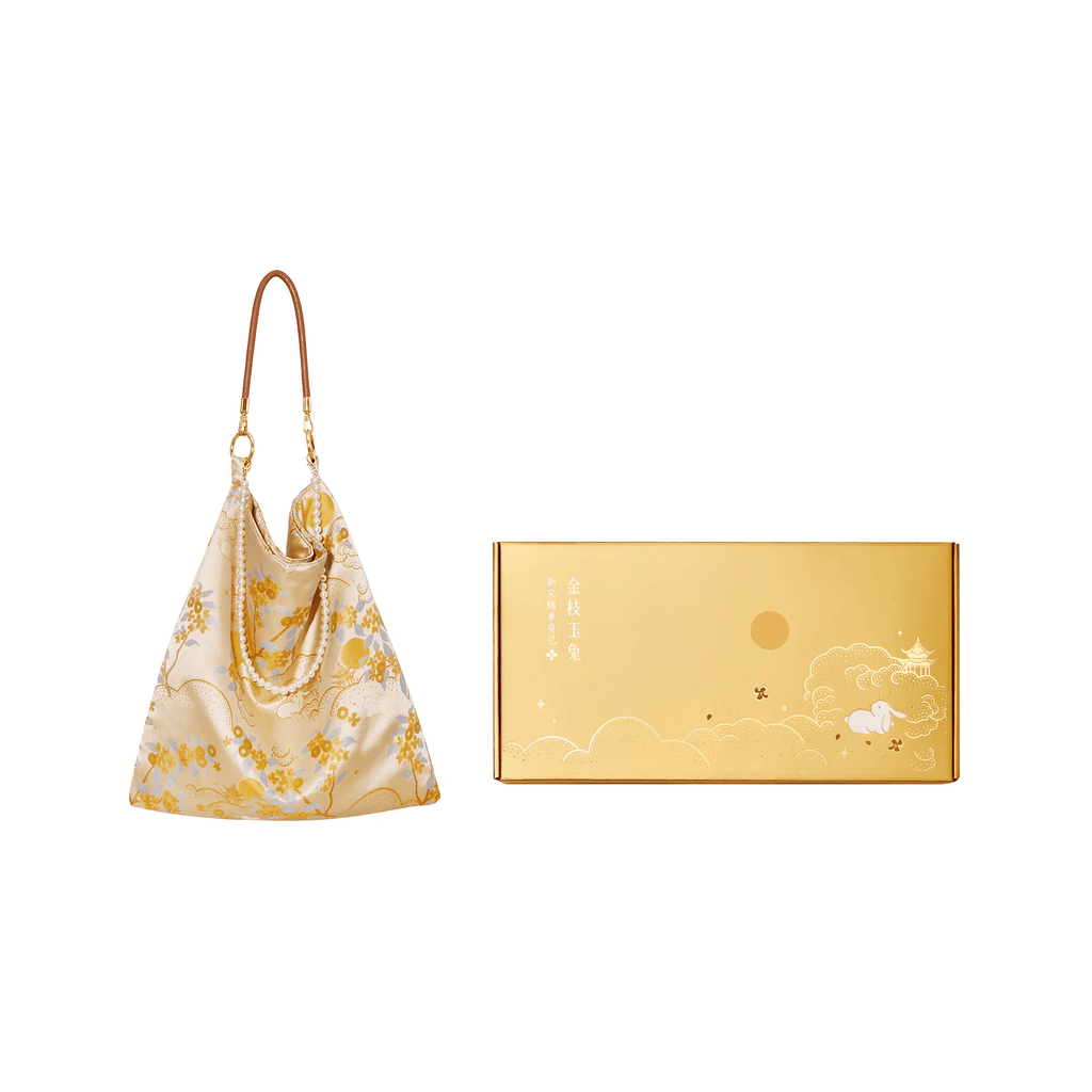 The Palace Museum Golden Branch & Jade Rabbit Shoulder Bag
