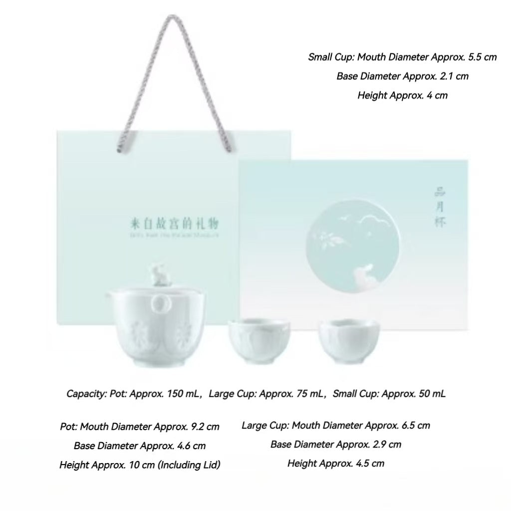 The Palace Museum Moon-Viewing Cup Tea Set Gift Box