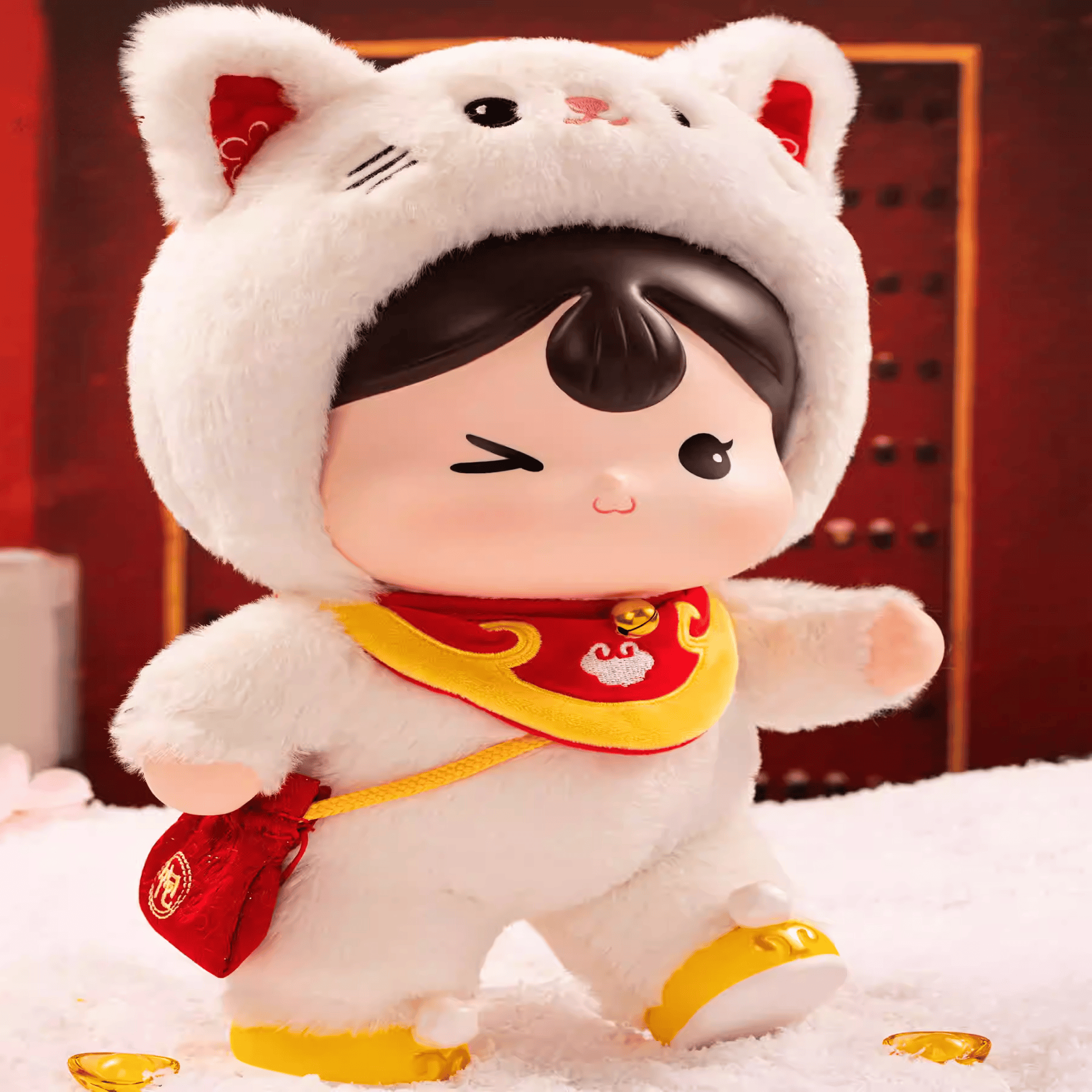 The Palace Museum Good Luck Baobao the Plump Little Gege Plush Doll