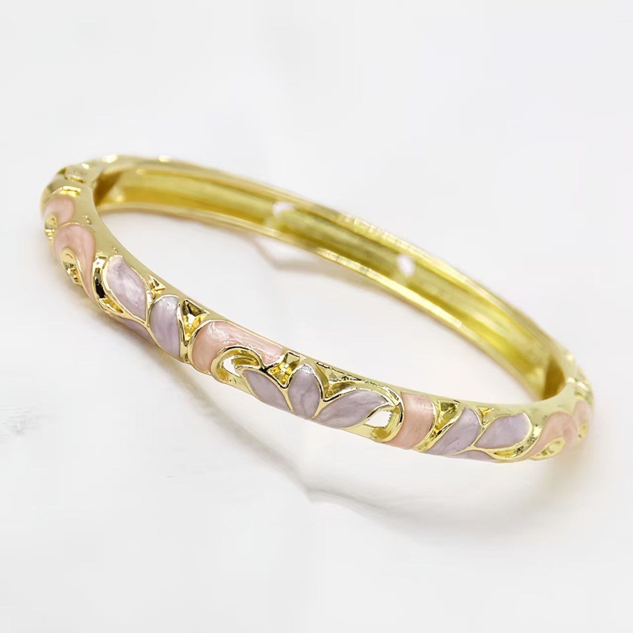 The JTF Cloisonne Bangle with Enamel Work Women's