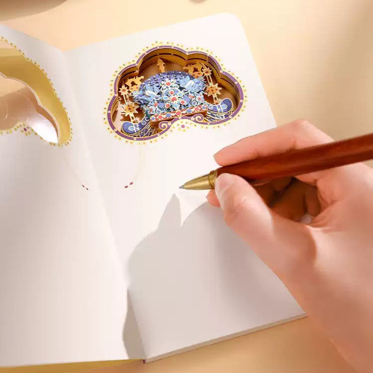Shangxinle Forbidden City Phoenix Crown 3D Paper-Cut Notebook
