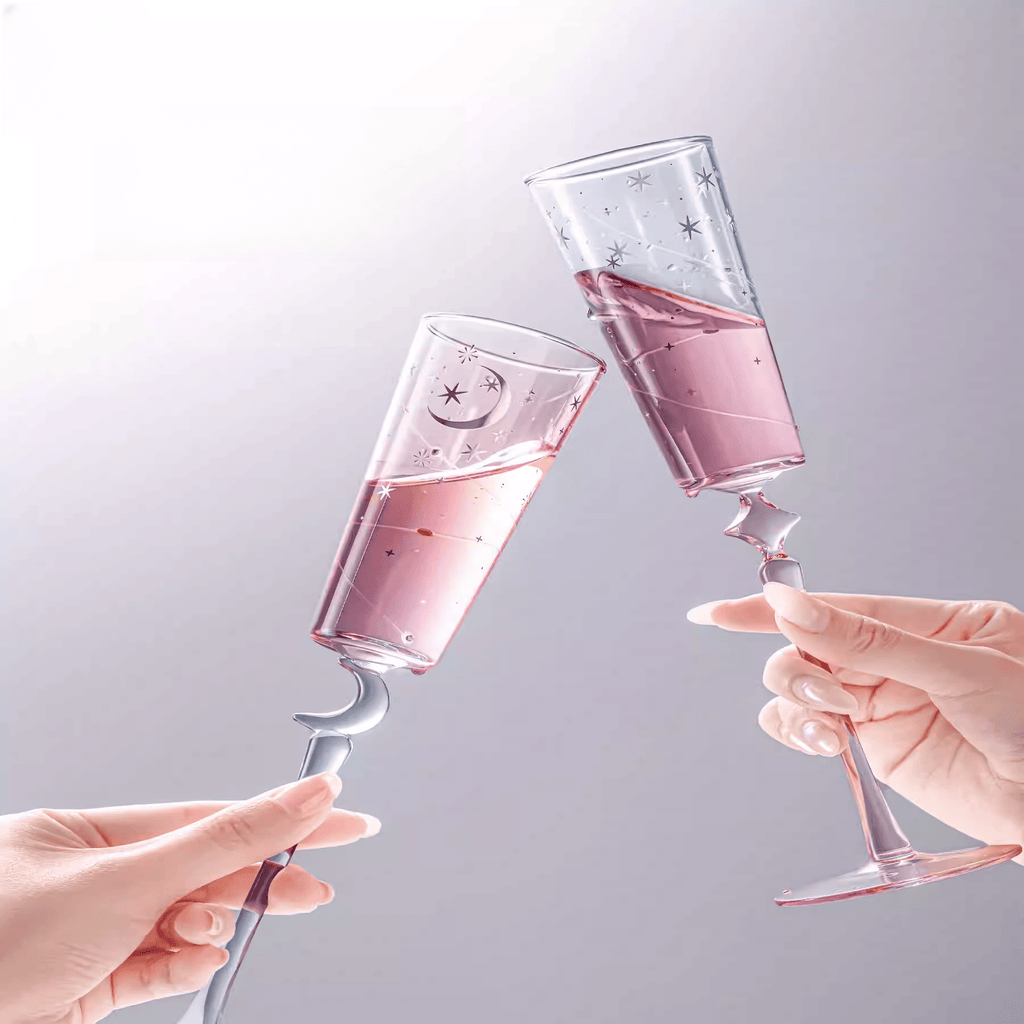 The Palace Museum Starry Night Stemmed Champagne Flute