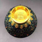 The Cloisonne Auspicious Eight Treasures Gilded Bowl