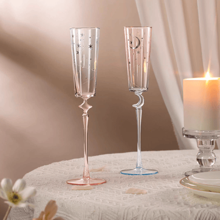 The Palace Museum Starry Night Stemmed Champagne Flute