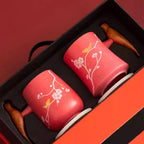 Shangxinle Forbidden City Joy on The Brow Ceramic Couple's Cup