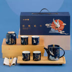Shangxinle Forbidden City Pine and Crane Ceramic Chinese Tea Set