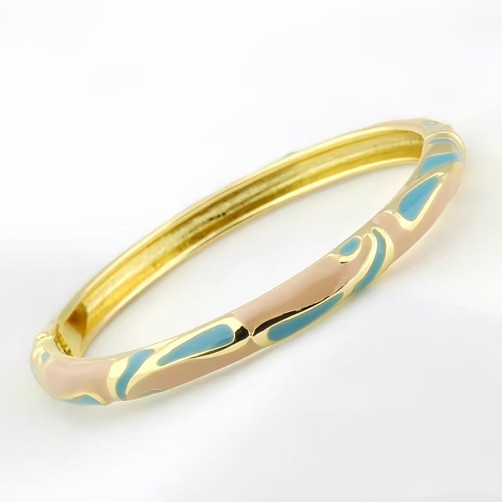 The JTF Beijing Cloisonne Bangle for Women Enameled Fine Round Bangle Bestie Gift