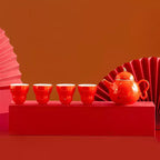 Shangxinle Forbidden City Golden Seal Jade Dew Tea Set