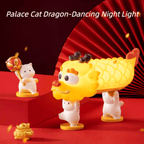 The Palace Museum Cat Dragon-Dancing Night Light Ornament