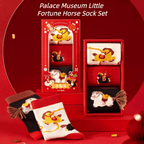 The Palace Museum Little Fortune Horse Sock Set Gift Box