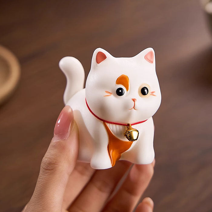 Shangxinle Forbidden City Cat Thread Incense Sandalwood Ornament