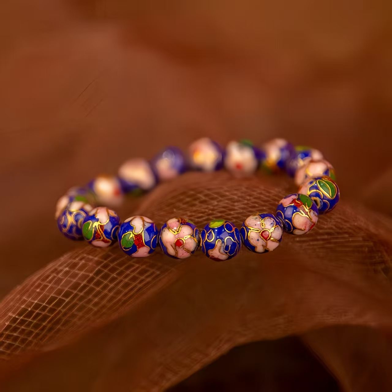The Cloisonne Bracelet Jewelry for Men's and Women's Chinese-Style Gift