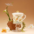 The Palace Museum Daylily Carefree Bone China Mug
