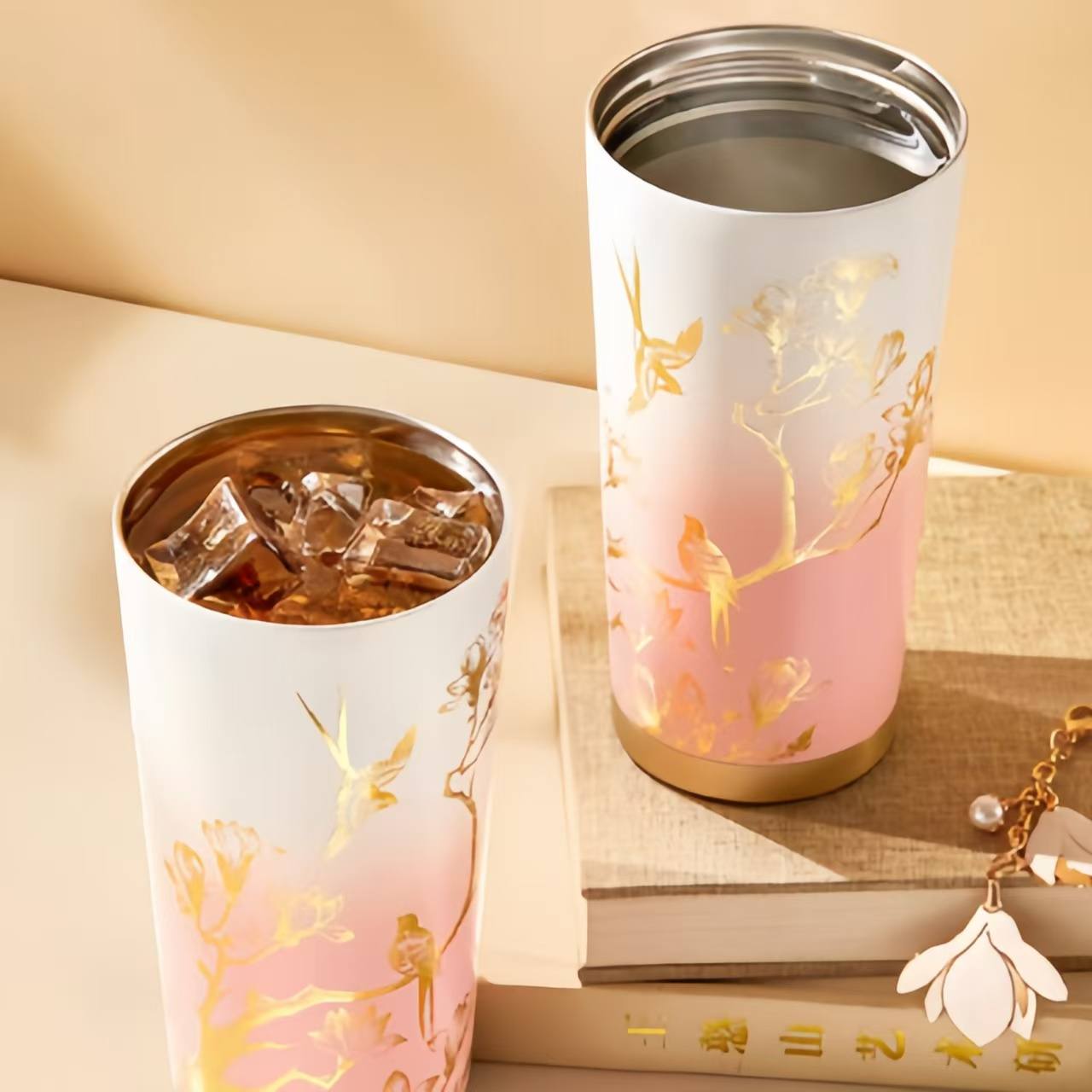 The Palace Museum Jade Hall Luxury Insulated Large-Capacity Mug Gift