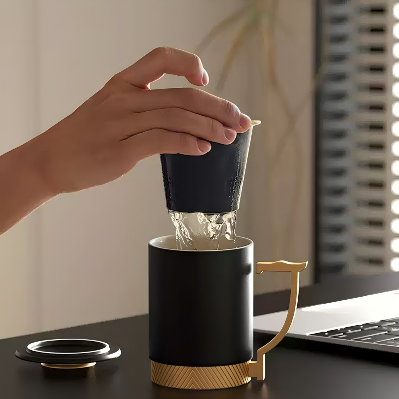 The Palace Museum Office Tea Separation Ceramic Cup