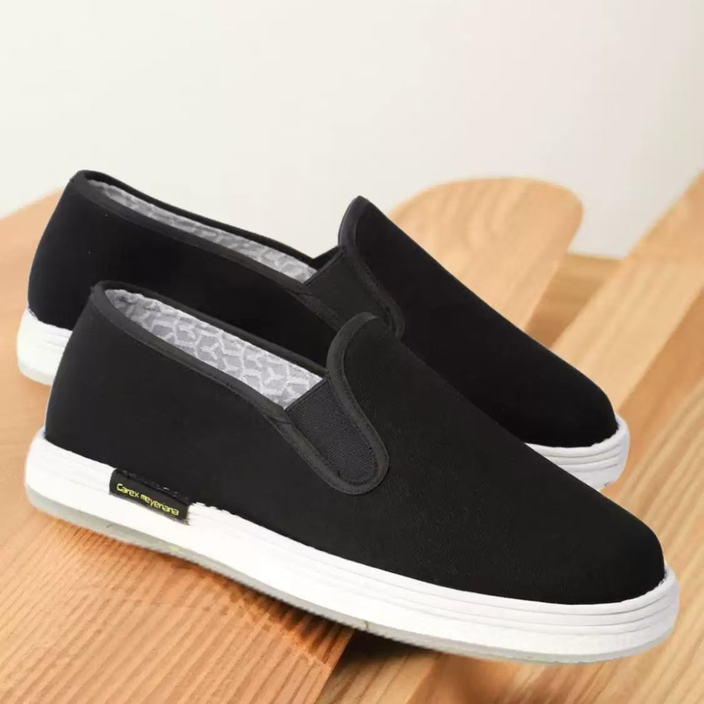 NeiLian Sheng  2025 Fall/Winter New Arrival Ula Grass Thick Sole Cloth Men's Shoes