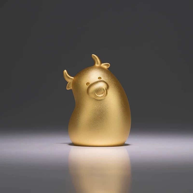 Shangxinle Forbidden City Cute Cartoon Cattle Copper Ornament