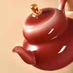 The Palace Museum Hongyun Fulu Lamb's Fat Jade Clay Teaware Set