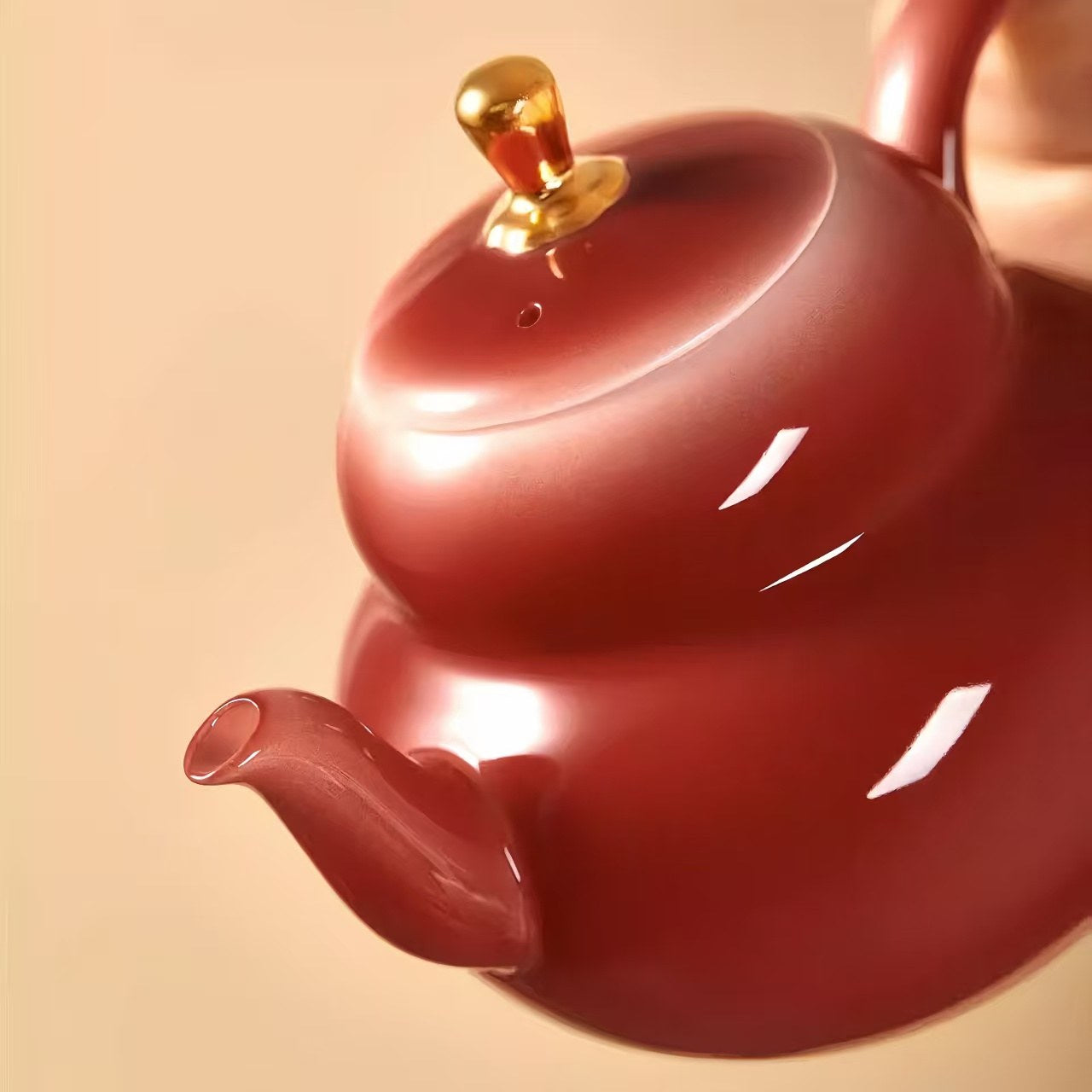 The Palace Museum Hongyun Fulu Lamb's Fat Jade Clay Teaware Set