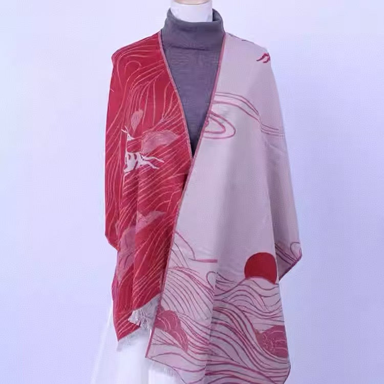 Rui Fu Xiang Gift Box Set Unisex Scarfs