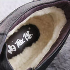 Neilan Sheng Connection Liter Warm Cotton Leather  Wool Lira Lock  Men's Shoes