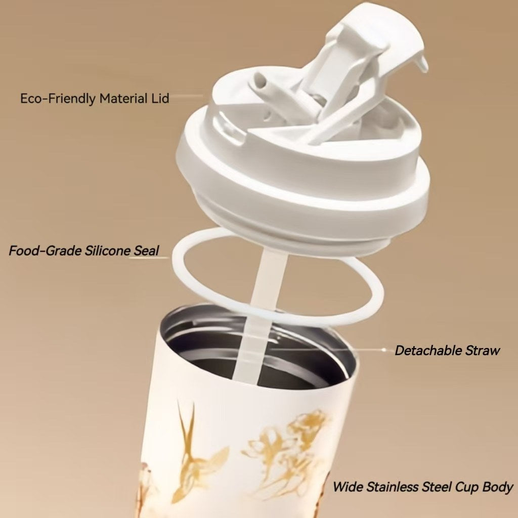 The Palace Museum Jade Hall Luxury Insulated Large-Capacity Mug Gift