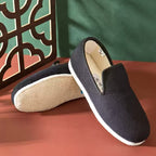 Neilan Sheng Multi-Layer Sole Warm Woolen Tongue Men's shoes