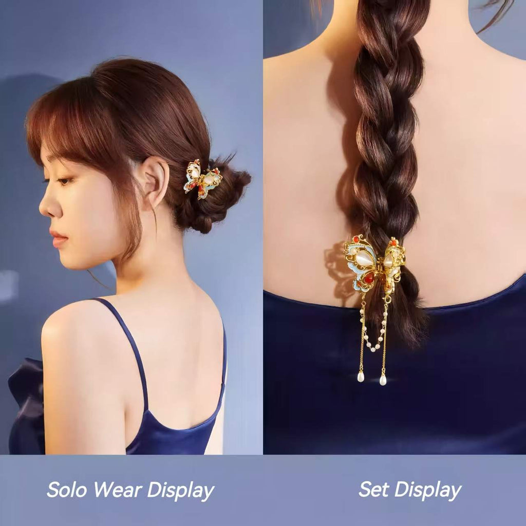 The Palace Museum Treasure Butterfly Clip and Hairpin Crafted Hair Accessories