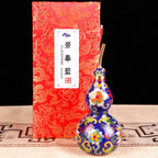 The Cloisonne Copper Gourd with Enamel Inlay Decorative Ornaments