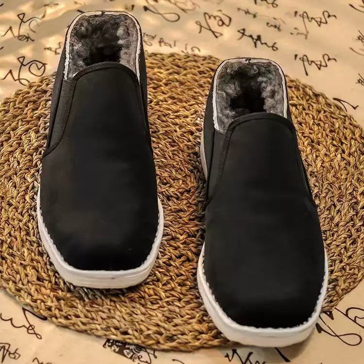 Neilan Sheng Multi-Layer Sole Wool Lining with Warm Cotton Men's Shoes