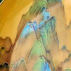 The Palace Museum Thousand Miles of Rivers and Mountains Bone China Plate