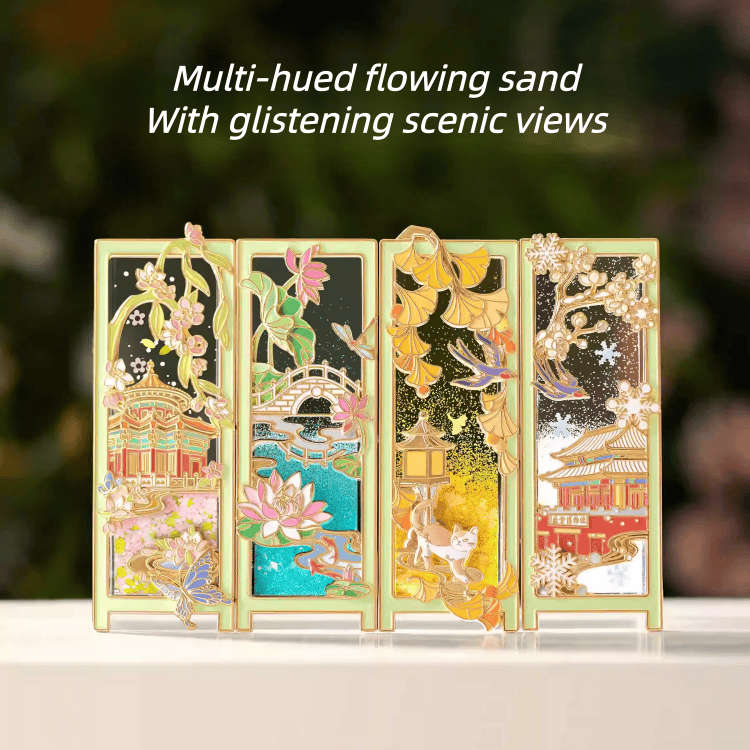The Palace Museum Forbidden City Four Seasons Flowing Sand Magnet