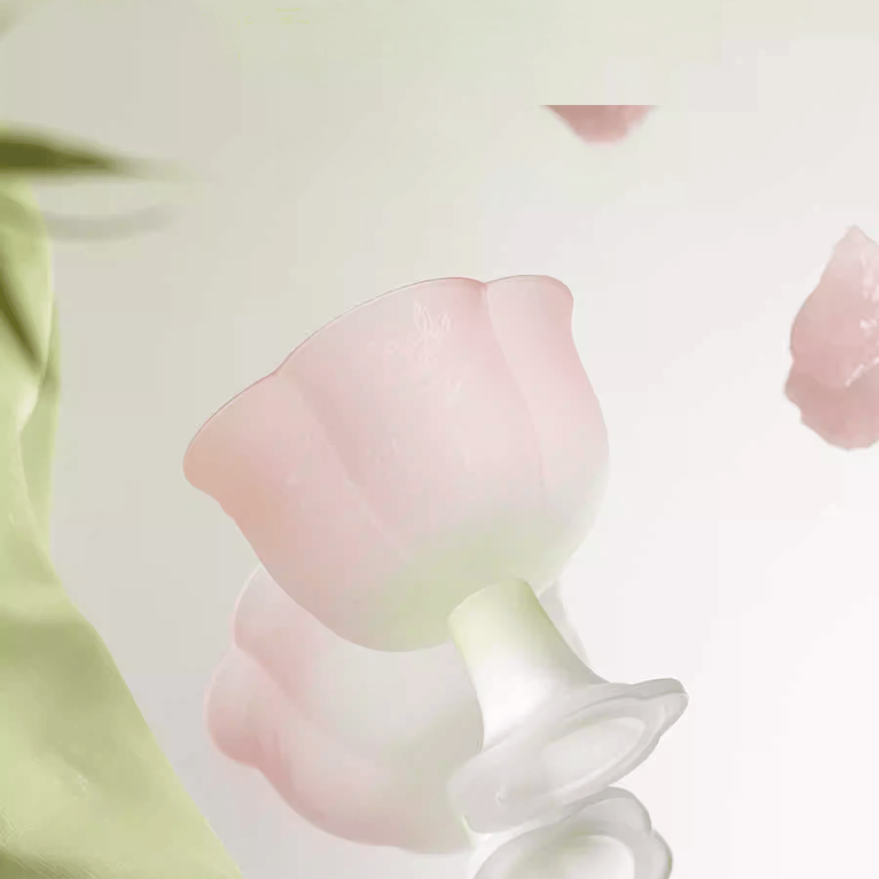 The Palace Museum Plum Blossom Shadow & Floral Fragrance Crystal Glass Cup